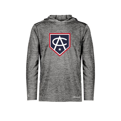 [FOLHCGBK-AS-LOGO3] Men's Charge Hoodie (Adult S, Black, Logo 3)