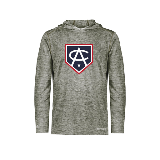 [FOLHCGGY-YS-LOGO3] Youth Charge Hoodie (Youth S, Gray, Logo 3)