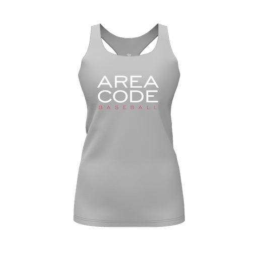 [FT0TRBGY-FYS-LOGO2] Decker Racerback Tank Top (Female Youth S, Gray, Logo 2)