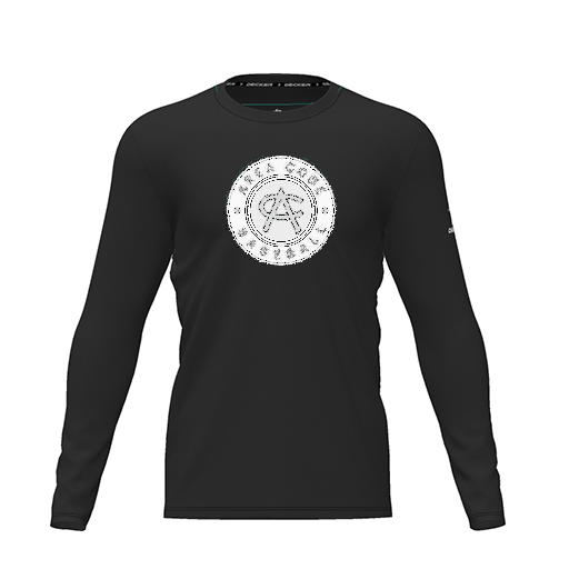 [CUS-DRIF-TEES-PER-CNK-LSL-BLK-YXS-LOGO1] Dri Fit Performance T-Shirt (Youth XS, Black, Logo 1, Long Sleeve)
