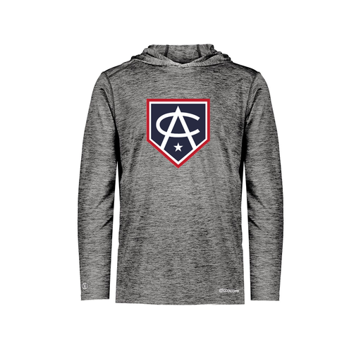 [FOLHCGBK-YS-LOGO3] Decker Youth Charge Hoodie (Youth S, Black, Logo 3)