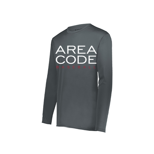[222822.059.XS-LOGO2] Men's LS Smooth Sport Shirt (Adult XS, Gray, Logo 2)