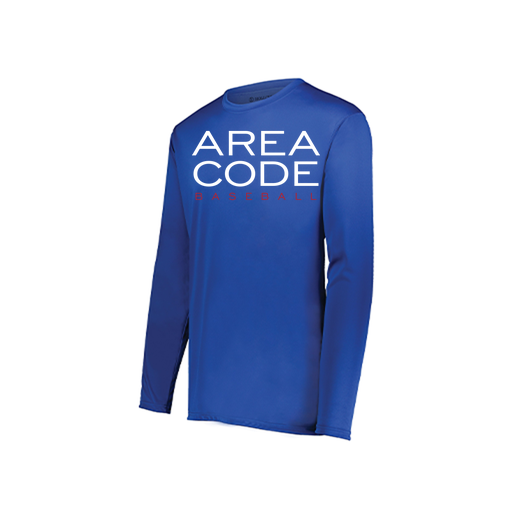[222823.060.S-LOGO2] Youth LS Smooth Sport Shirt (Youth S, Royal, Logo 2)